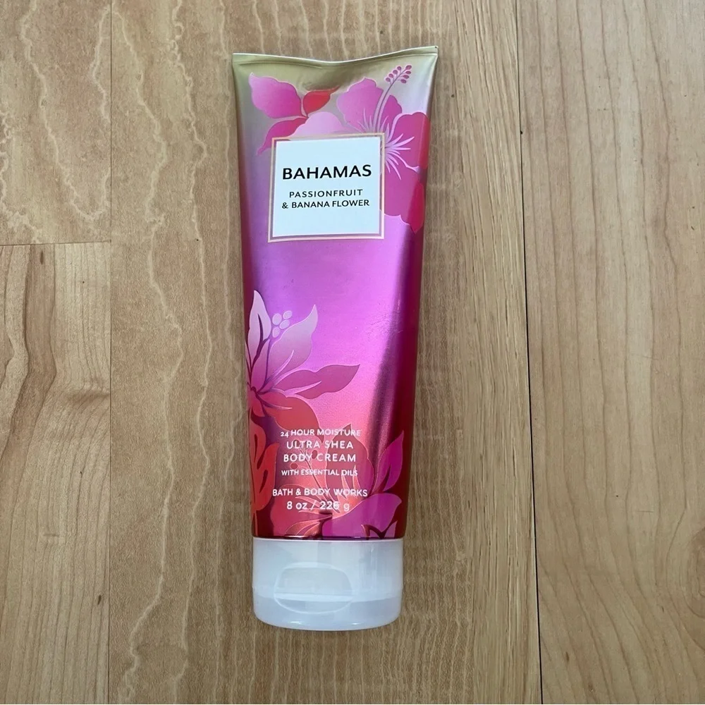 Bath & Body Works Bahamas Passionfruit Banana Flower Ultra Shea Body Cream 8oz